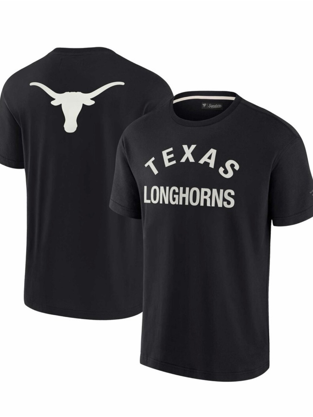 Unisex Fanatics Black Texas Longhorns Elements Super Soft Short Sleeve T-Shirt